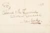 Fugitive slave as New York soldier in the War of 1812 - Autograph Letter Signed - 2