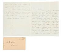 Samuel F.B.Morse’s 11 year-old niece sees “Signor Blitz” - Letter