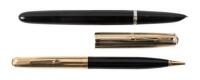 PARKER 51 Vacumatic 16K Gold-Filled Cap Fountain Pen and Propelling Pencil Pair, UK, Original Box