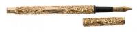 No. 30 Gold-Filled Repouss&eacute; Eyedropper Fountain Pen