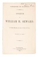 Freedom in Kansas. Speech of William H. Seward, in the Senate of the United States March 3, 1858