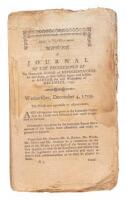 A Journal of the Proceedings of the Honorable House of Representatives for said State, at their Session begun and holden at Exeter, the first Wednesday of December, 1799.