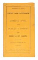 Eighth Annual Session. Third Annual Message of Governor A. J. Faulk, to the Legislative Assembly of the Territory of Dakota. Delivered, December 1868