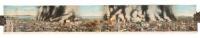 3 Color Panoramic Views of San Francisco from the early 20th century