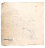 Map of Marin County, California