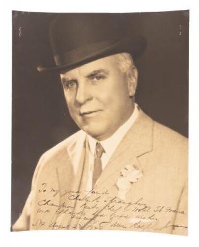 Inscribed photograph of James Rolph