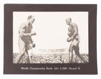 Jack Johnson vs. James Jeffries, James E. Pepper Whisky promotional poster