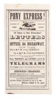 WITHDRAWN - Pony Express Broadside