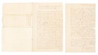 Two Colonial-era documents detailing land near present-day Hackensack, New Jersey