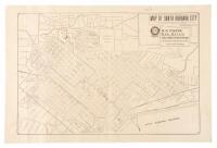 Map of Santa Barbara City: Revised according to the Official Map issued from the City Engineer's office for 1907 and printed by G.G. Childers, 928½ State Street