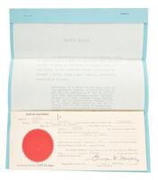 Archive of documents and deeds relating to the Irwin family of Santa Rosa