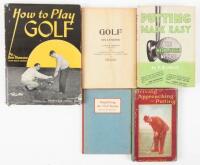 Five works on golf technique and instruction