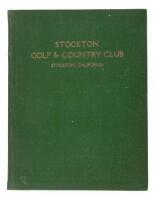 Stockton Golf and Country Club: By-Laws with Rules and List of Members