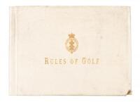 Rules of Golf by the Royal and Ancient Golf Club of St. Andrews