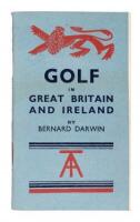 Golf in Great Britain and Ireland, Including a Selected List of the Principal Courses