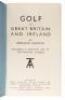 Golf in Great Britain and Ireland, Including a Selected List of the Principal Courses - 2