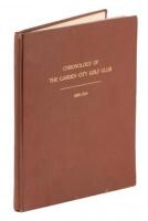 Chronology of the Garden City Golf Club 1899-1915