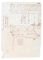 Manuscript list of Chinese indentured servants on a plantation