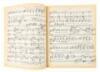 Six facsimile sheet music scores signed by the composer - 4