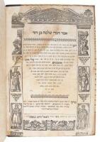 Seder Haggadah shel Pesah bi-lashon ha-kodesh u-pitrono bi-lashon italiana