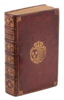 Semain Sainti [spine title, i.e. "Semaine sainte, &agrave; l'usage de la Maison de la Reine" - from Approbation at rear]