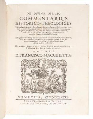 De divino officio commentarius historico-theologicus ...