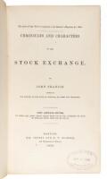 Chronicles and Characters of the Stock Exchange (with Defoe's Anatomy of Exchange Alley as an Appendix)