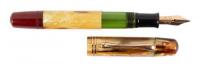 No. 101N Tortoiseshell Celluloid Fountain Pen, Oblique nib