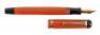 No. 25 Masterpiece Large Coral Red Push-Knob Fountain Pen, Exceptional Condition - 2