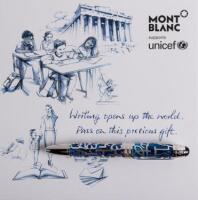Meisterst&uuml;ck 149 UNICEF "Writing Is A Gift" Platinum-Plated Skeleton Limited Production Fountain Pen