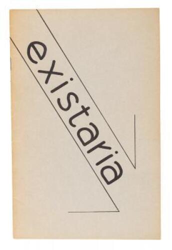 Existaria, September-October 1957 - early Bukowski appearance