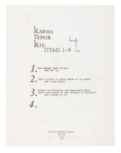Karma Repair Kit: Items 1-4