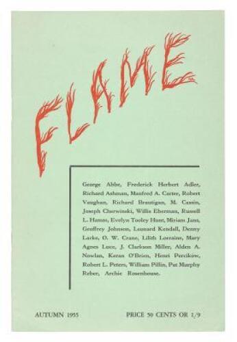 "Someplace in the World a Man is Screaming in Pain" [in] Flame Quarterly