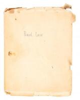 Penal Law with all Amendments to the Close of the 1950 Regular Session of the Legislature
