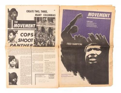 Movement newspaper - comprising a broken run from Nov. 1966- Jan. 1970 with Vol. 1, Issue 1 of the SNCC Newsletter (May, 1967)