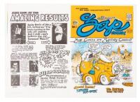 Proof sheet for cover of Zap Comix No. 1
