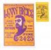 Bill Graham Presents In Concert Lenny Bruce and...the Mothers [of Invention] - original Fillmore West poster with original handbill for Lenny Bruce's last performances, June 24-5 1966