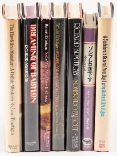 Seven novels by Richard Brautigan