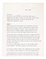 Letter from Lenny Bruce to agent Jack Sobel regarding financial arrangements for his daughter