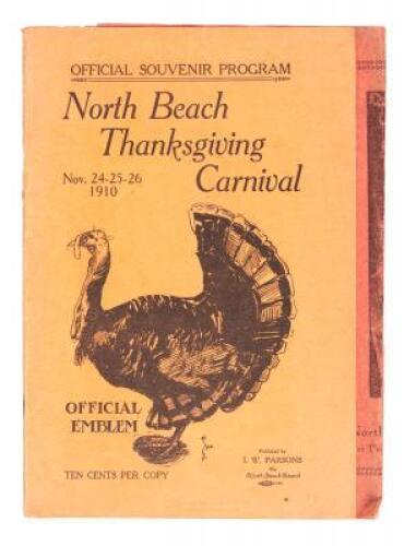 North Beach Thanksgiving Carnival, Nov. 24-25-26, 1910