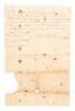 Signed loan document, Pennsylvania 1785 - 2