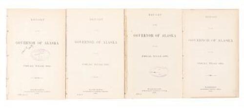 Reports of the Governor of Alaska for the Fiscal Years 1886-88, 1890