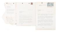 Correspondence between Lenny Bruce and London theatrical agent Nick Louard regarding setting up a London engagement