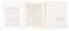 Early photocopies of three typed letters by Lenny Bruce, unsigned, but with significant content not available elsewhere