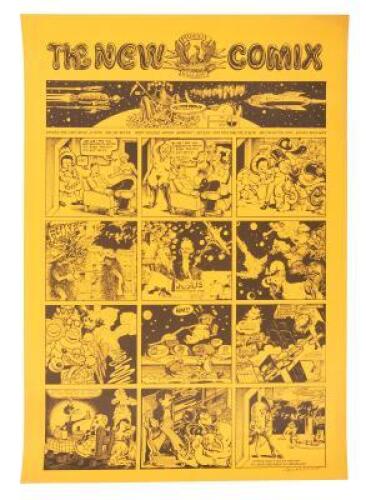 The New Comix - original jam poster for Phoenix Gallery exhibit of underground comix art, 1969