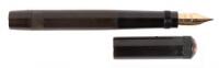 No. 12 ROUGE et NOIR "Goliath" Black Hard Rubber Safety Filler Fountain Pen, Extremely Rare