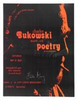 Charles Bukowski Reads his Poetry in San Francisco - signed by Linda King