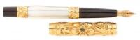 No. 47 "Pregnant Parker" Lucky Curve Fountain Pen, Mother-of-Pearl Panels, Exceptional Condition, In Original Box