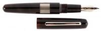 Pearl Bulb-Filler Black Hard Rubber Fountain Pen