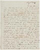 1837 Abolitionist Movement muffled in New Hampshire - Manuscript article submitted to an anti-slavery newsletter